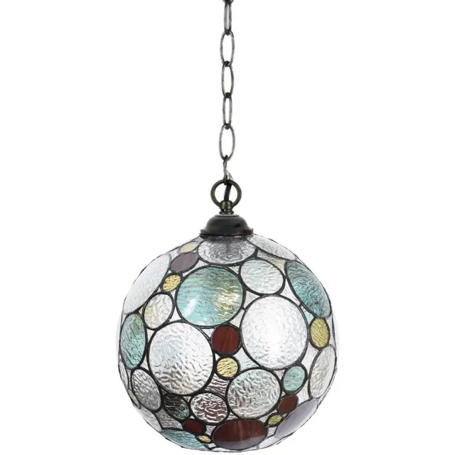 Coloured by Art Tiffany Hanglamp Endless - Art Deco Trade Petrol