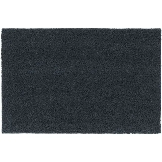 vidaXL Deurmat 40x60 cm getufte kokosvezel donkergrijs grijs