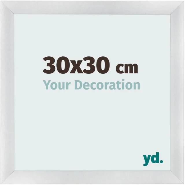 yd. Your Decoration - Fotolijst 30x30 cm - MDF - Zilver Mat - Pisa