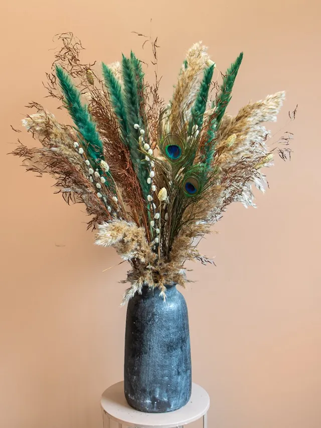 Roselin Deco Droogbloemen - Droogboeket Maud roze