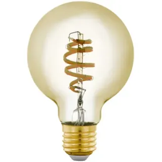 Eglo Ledfilamentlamp Zigbee G80 Spiraal E27 5,5w Transparant