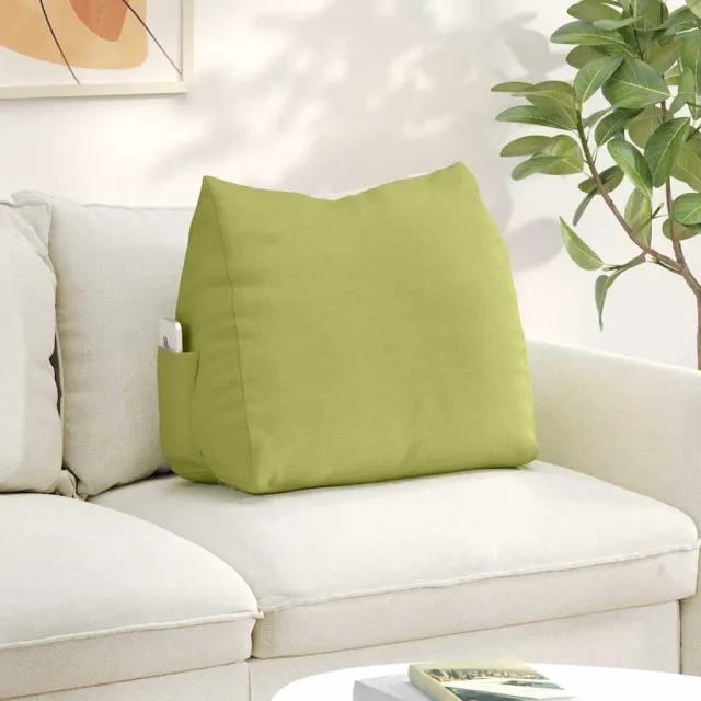 vidaXL Rugkussen Lichtgroen 60 x 50 x 20 cm Stof