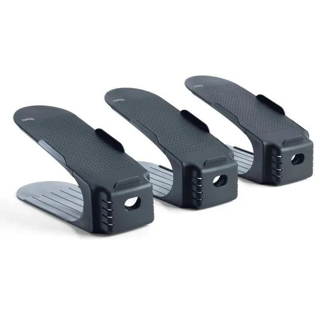 Rayen Set van 3 schoenorganizers zwart
