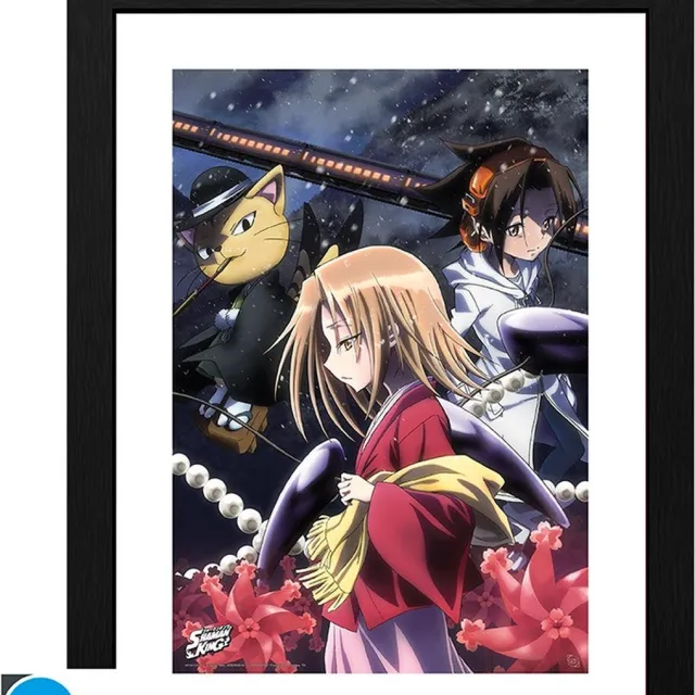 Abyss Art Print Shaman King Osore Mount 30x40 cm (inclusief kader)