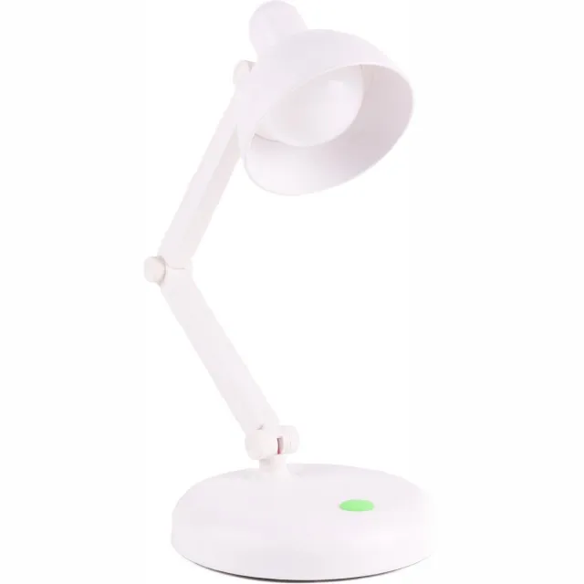 Benson Opvouwbare LED-lamp - 18 SMD LED's - Verstelbare lampkop - Wit - USB en batterijvoeding