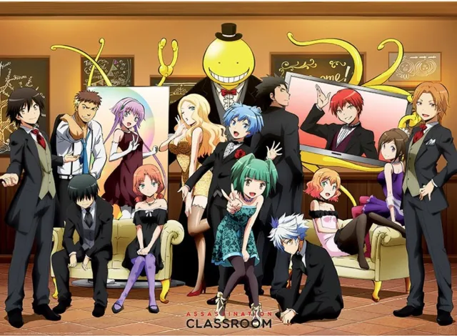 ABYSTYLE Poster Assassination Classroom - Elegant group 52x38cm Divers