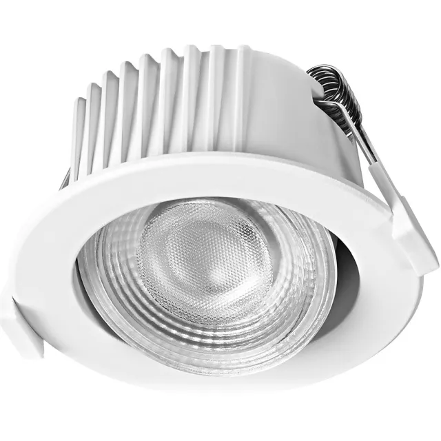 Osram Spot Set LED inbouwspot CCT IP44 4,9W Wit 88mm, set van 3 badkamer Click-CCT, 290lm, 2700–6500K