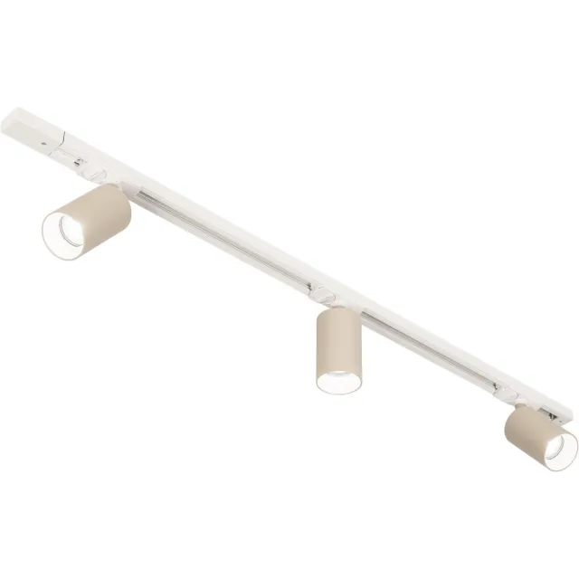 Lumidora Railspot 75287 - AREZZA - 3 Lichts - GU10 - Wit - Beige - Zand - Metaal