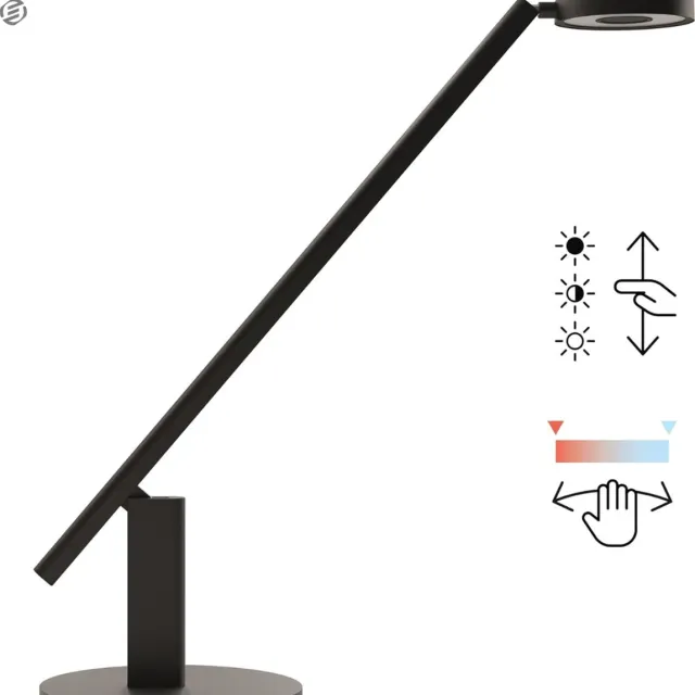 Equivera Lichttherapielamp - lichttherapie lamp - Daglichtlamp - Bureaulamp - Tegen Winterdepressie - SAD Lamp - Zonlicht - Meerdere Standen - Timerfunctie Black