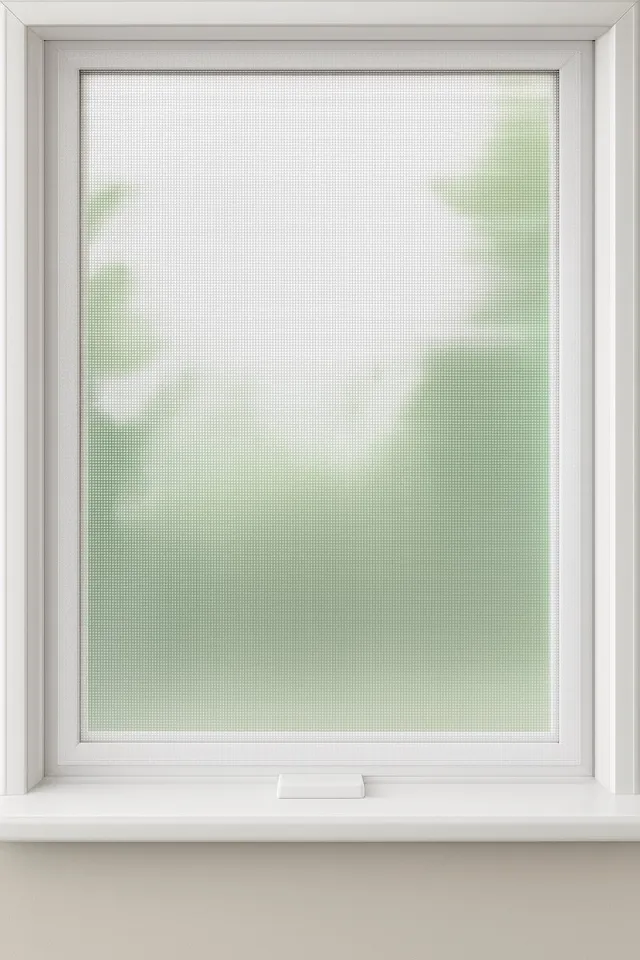 Vintag Raamhor - 130 x 150 CM - Horrengaas voor Raam - Wit - Zonder Gereedschap - Inkortbaar