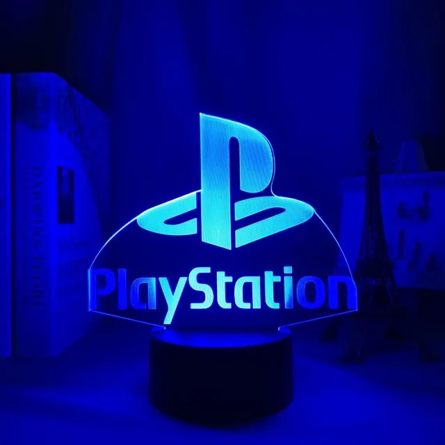 Samstyle Game LED Lamp - 16 kleuren - 3D Game Light - Playstation logo - Afstandsbediening - Sfeerlamp 16 kleuren | Model: Playstation