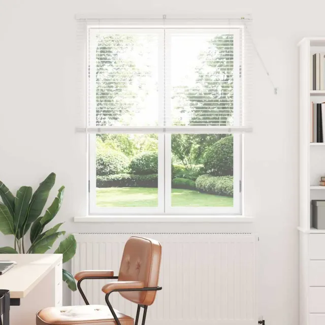 vidaXL Venetiaanse jaloezie Wit 175 x 115 cm 25 mm Aluminium