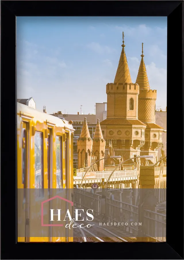 HAES deco Fotolijst Berlin zwart voor foto formaat 10x15 - SP12115