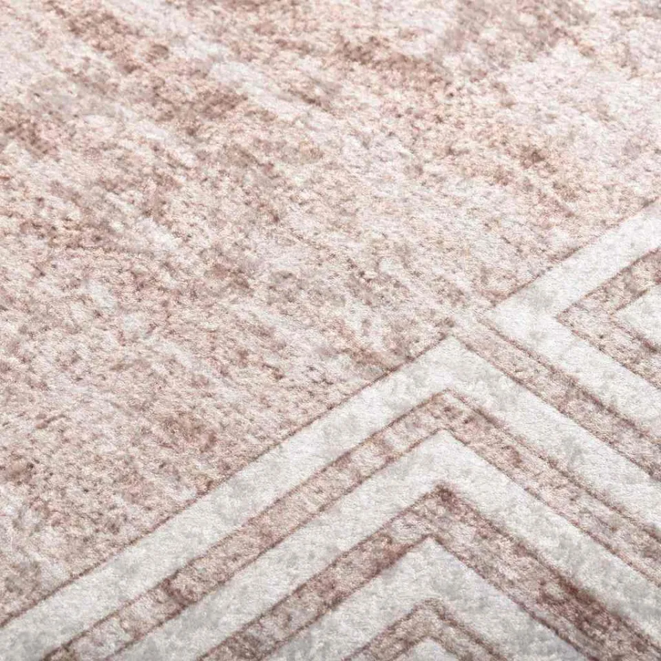 vidaXL Vloerkleed wasbaar 120x180 cm beige, foto 4