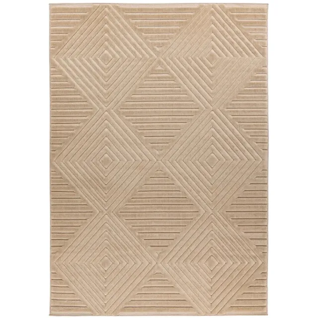 Dutch XXL Scandinavisch Vloerkleed | Tapijt | Viva | Ruiten | Beige