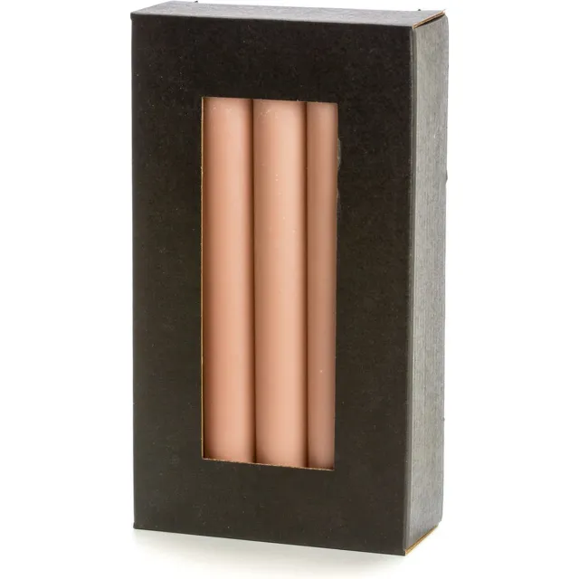 Rustik Lys ‎‎ - Dinerkaarsen - 10 stuks - Pink Terra - Roze/Rood - 2,2 x 19 cm