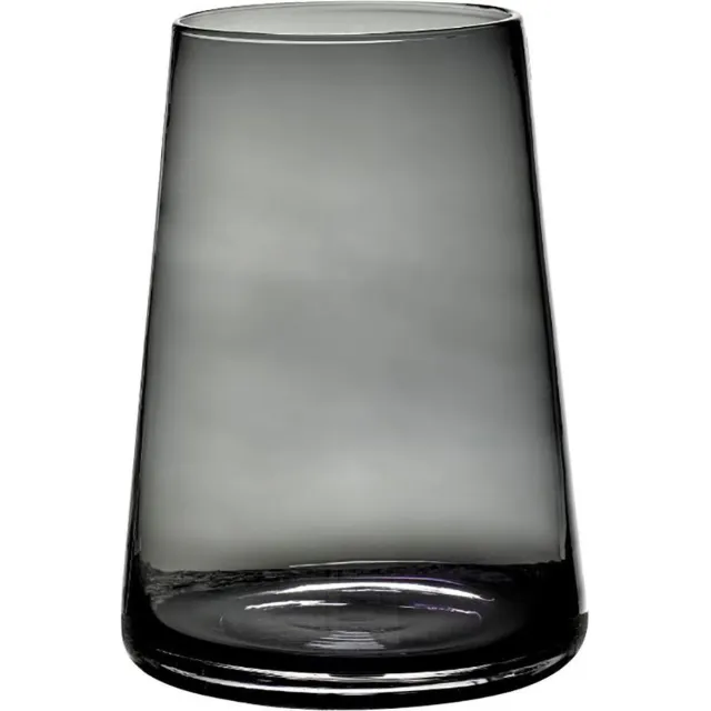 Maison Péderrey Maison Pederrey - Vaas - glas - zwart - D20 x H28 cm - Opening 14 cm