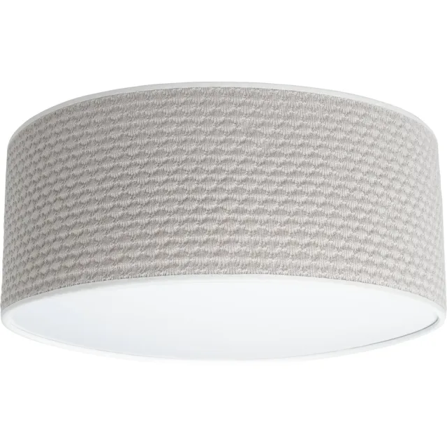 Baby's Only BO Baby's Only - Gebreide Plafondlamp babykamer - Plafonnière Sky - Urban Taupe - Ø35 cm - Inclusief pendel - E27 fitting - 13 watt