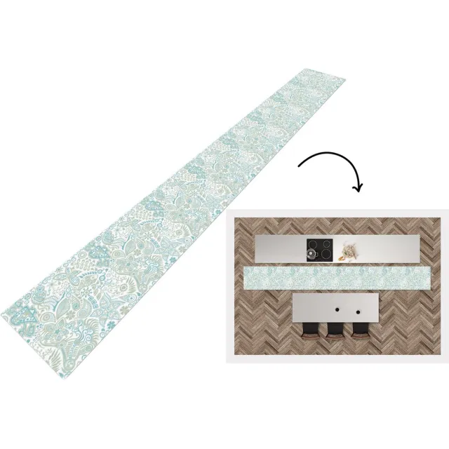 KitchenYeah Keukenloper - Keukenmat - Vlinders - Patronen - Abstract - Keuken vloerkleed Multicolor