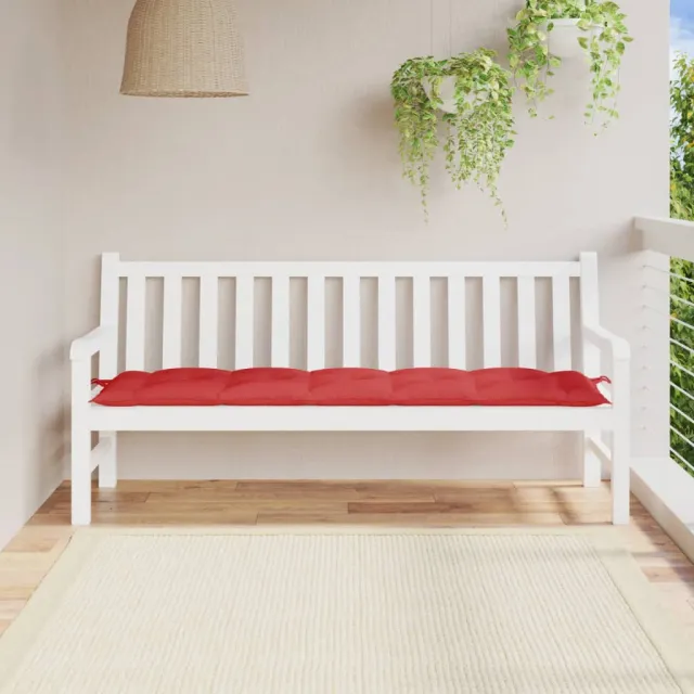 vidaXL Tuinbankkussen 180x50x7 cm oxford stof rood