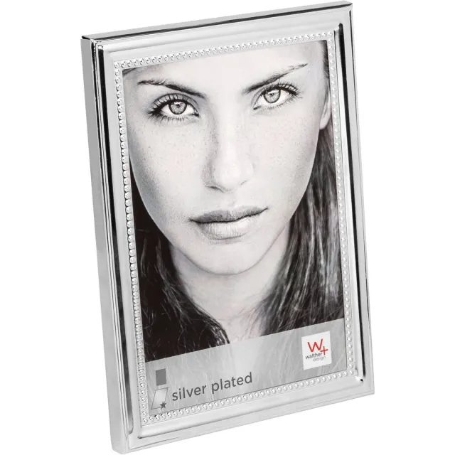 Walther BM015S Elodie - Metalen portretlijst - Fotoformaat 10x15 cm - Zilver