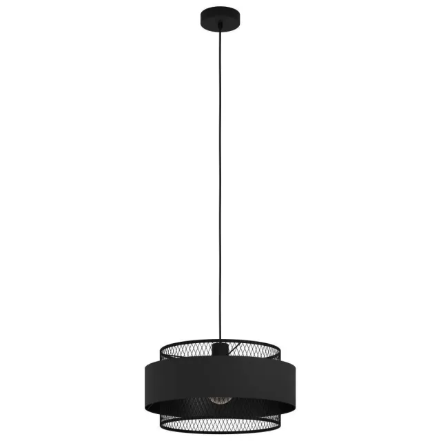 EGLO Bazely Hanglamp - E27 - 40 cm - Zwart Zwart;Zwart;