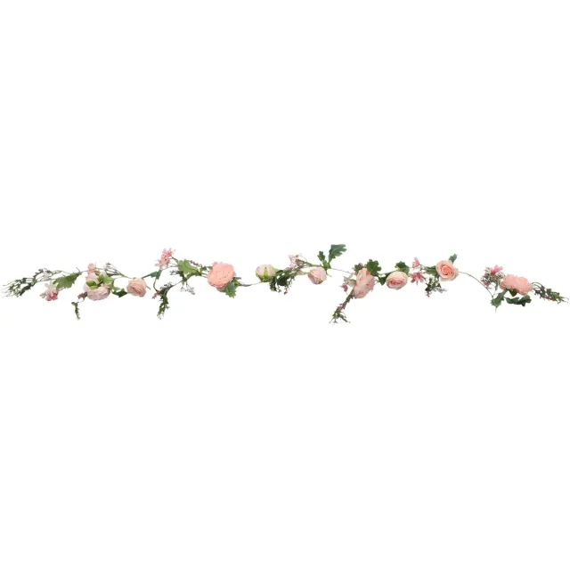 Happiq Kunstbloemen - Voor thuis, bruiloften en feesten - Decoratief en feestelijk - Roze