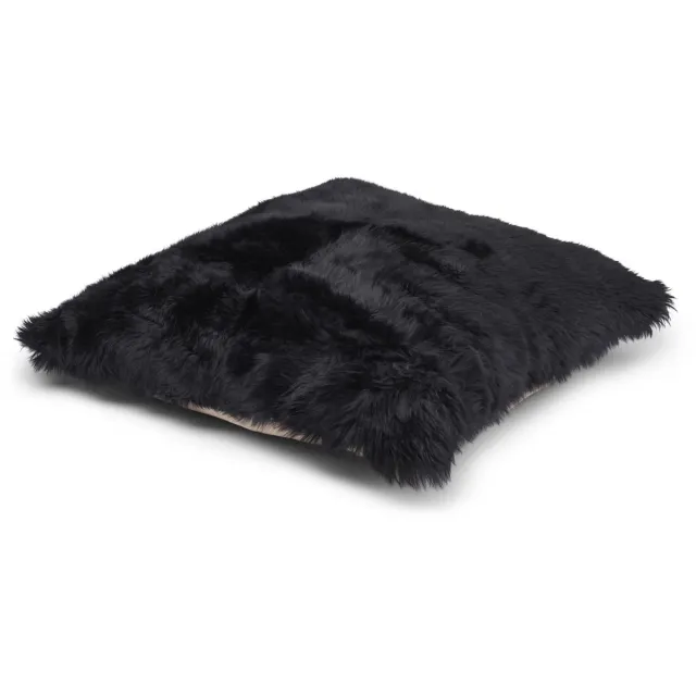 Sheepskin House Maxi Float kussen - LW - 90x90 cm Black