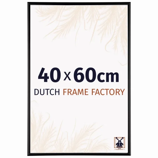 Dutch Frame Factory Fotolijst 40x60 cm - Aluminium - Zwart Mat - Kampen