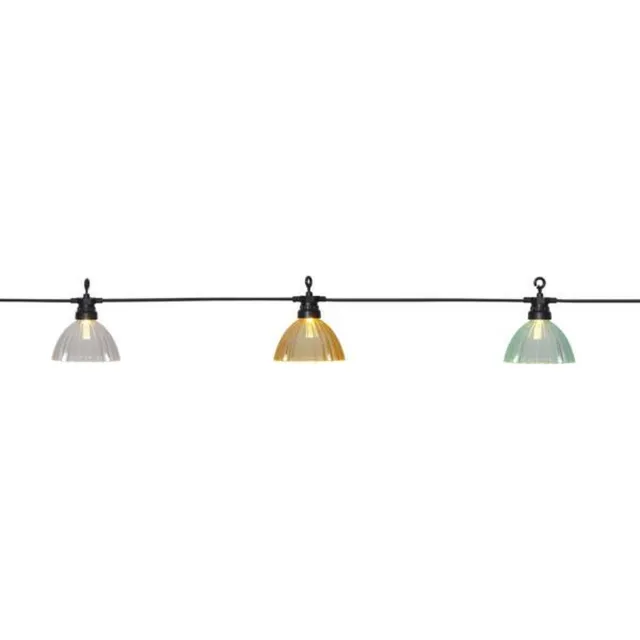 RTM Lighting Lichtsnoer 495cm met 12 lampjes -Warm Wit
