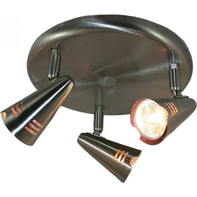 HABA kamperen Plafonnière Spot Jesper LED metal mat chroom