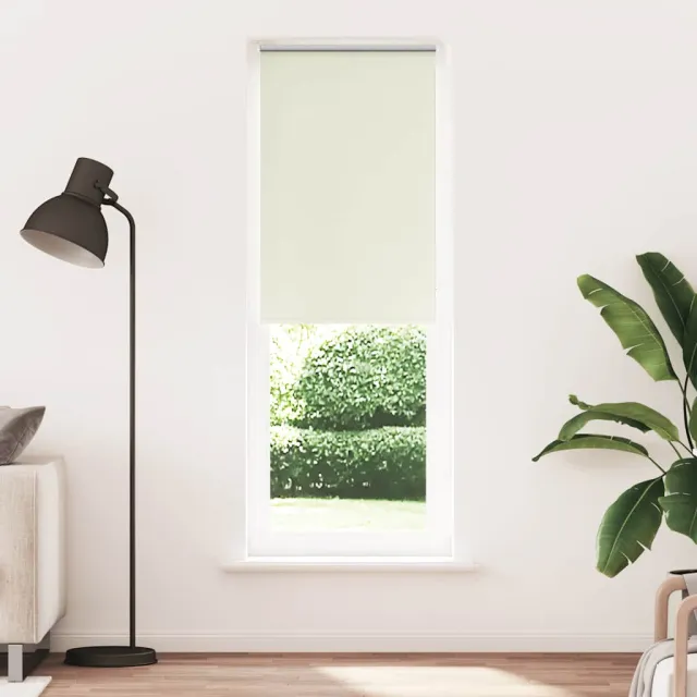 vidaXL Rolgordijn verduisterend 80x230 cm stofbreedte 75,7cm polyester Wit