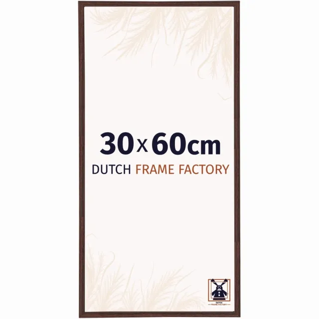 Dutch Frame Factory Fotolijst 30x60 cm - Kunststof - Bruin - Angers