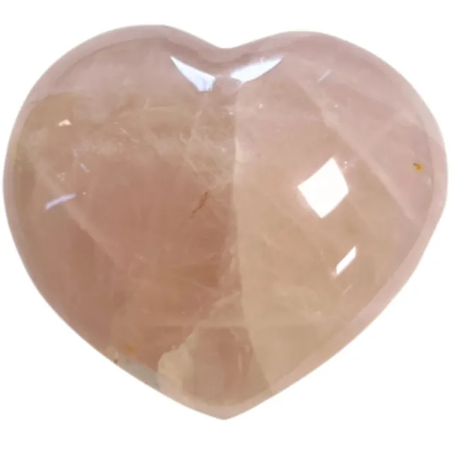 Ruben Robijn Roze kwarts edelsteen hart 250-300 gram