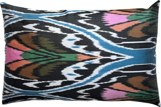 MD Home Ikat kussen zijde mix