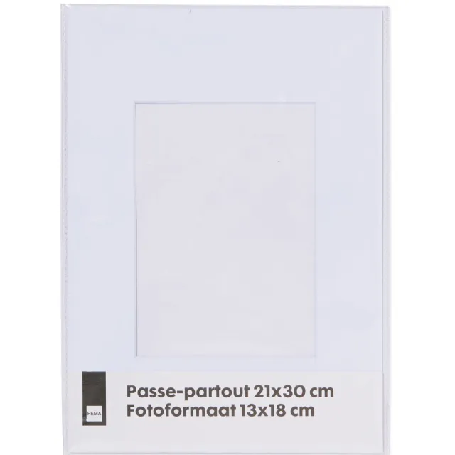 HEMA Passepartout A4 wit (wit)