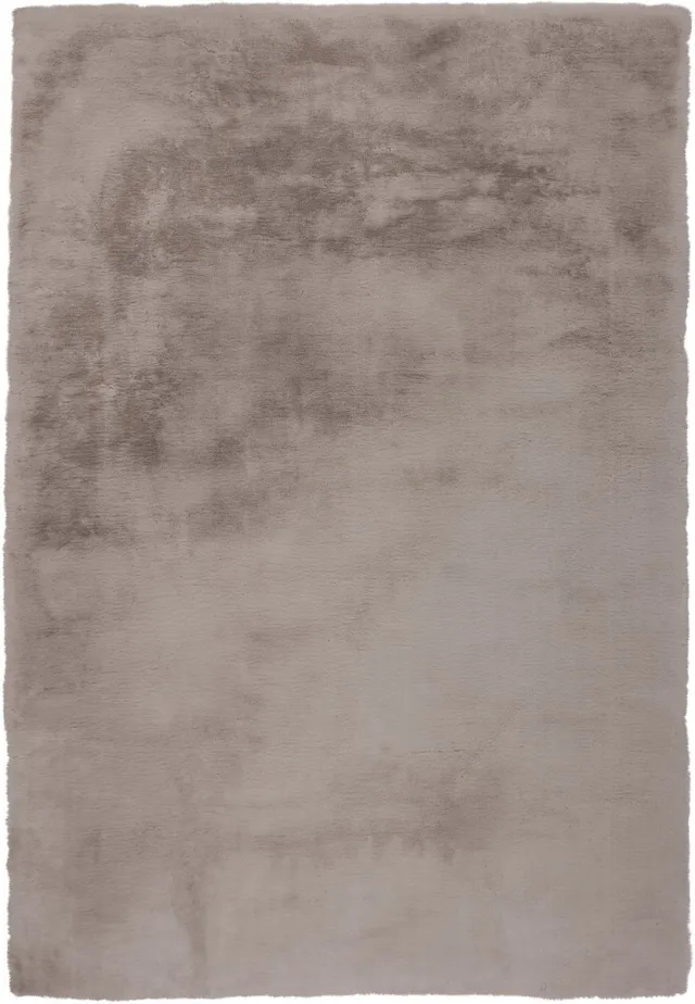 Padiro elegant laagpolig vloerkleed - donkerbeige - vintage patroon - voor vloerverwarming - van polyester en wol