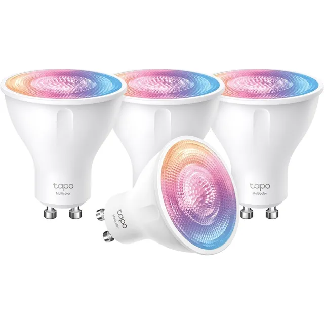 TP-Link Tapo L630 Spot GU10- Wit & Kleur-WiFi- 4pack