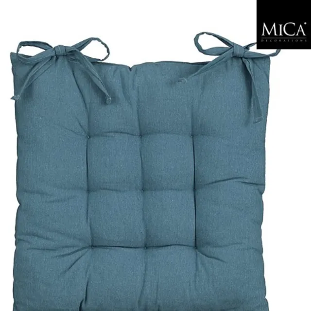 Mica Decorations Paddy Stoelkussen 46 x 46 x 7cm - Blauw