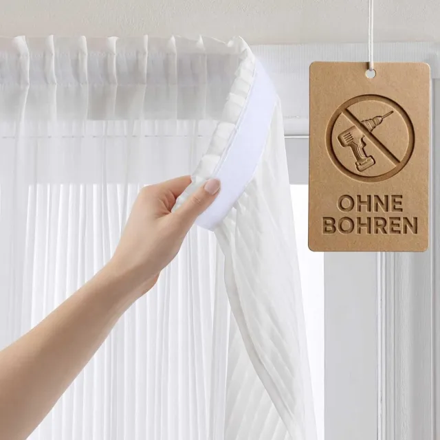 PZCC Gordijnen - Kamerhoge gordijnen - Verduisterend - Balkon gordijnen - Isolerende gordijnen - Privacy gordijnen - Waterdichte Buiten Gordijnen - Gordijnen zonder boren - erduisterende isolerende gordijnen 170x100cm - Wit