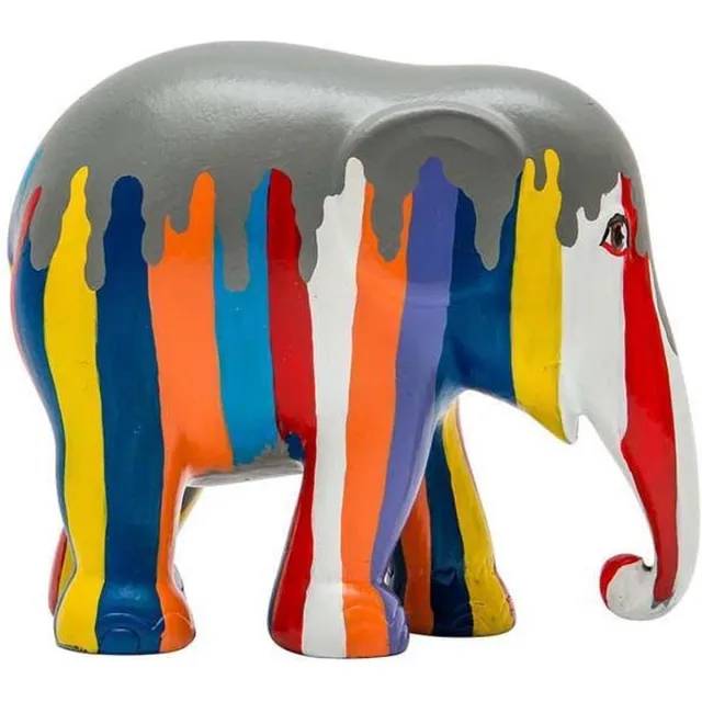 Ms Songkran 15 cm Elephant parade Handgemaakt Olifantenstandbeeld multi