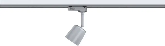 Paulmann 95530 ProRail3 railsysteem voor verlichting, railspotkap GU10 max. 10W 230V, zilver, chroom, plafondrail, metaal, kunststof Chroom;Zilver