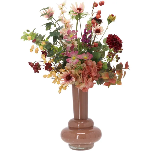 maxifleur Kunstplanten Herfstboeket kunstbloemen Clarice Wellington 80cm Meerkleurig