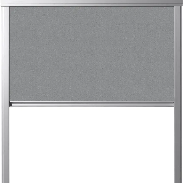 Contrio Verduisterend Rolgordijn passend op VELUX DAKRAAM 78X160 - M10- *Grijs*
