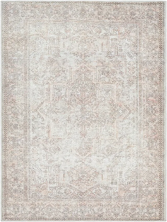 Becki Owens x SURYA Margot vloerkleed vintage roze crème