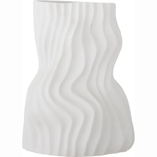 Bloomingville Vaas Sahal wit 25cm