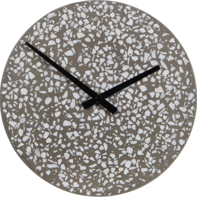 Mica Decorations Mica Tanger Terrazzo wandklok grijs