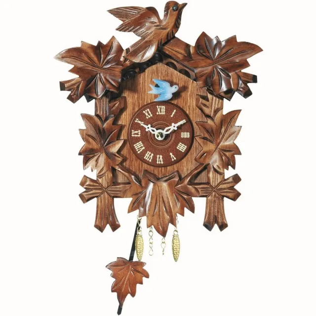 Engstler 825 QP - Wandklok met slinger - Quartz Bruin