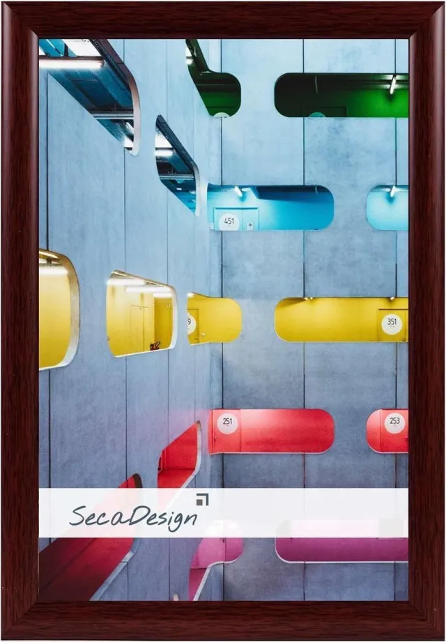 SecaDesign Tours Fotolijst - Fotomaat 13x18 cm - Kersenhout kleur bruin