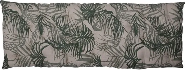 Linen & More Palm Leaf Groen Bench Mattress | 120 X 40 | Sierkussen Voor Woonkamer Of Slaapkamer
